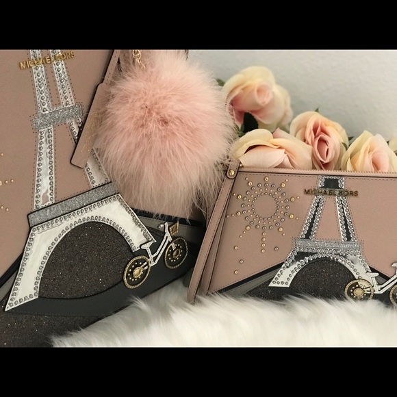 🌷Authentic MICHAEL KORS Drawstring 3 PC Tote Set - Picture 2 of 8